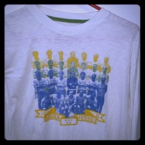 Nwt 1970 Brazil Soccer Tee